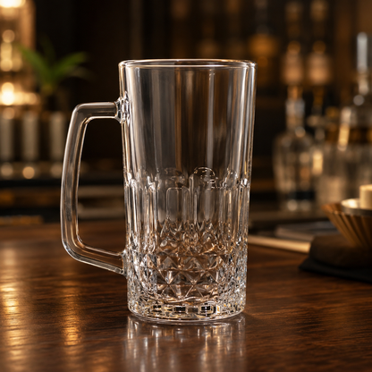 經典切割工藝手把啤酒杯