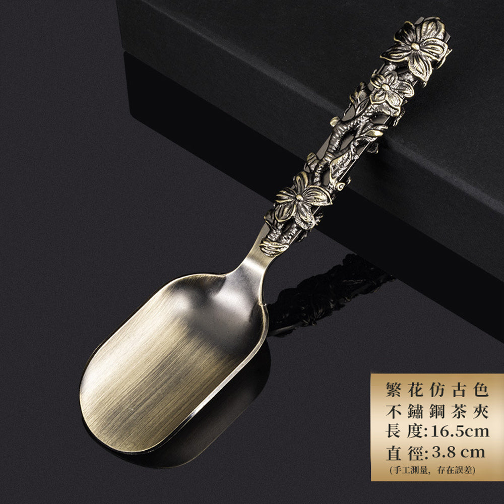 繁花不鏽鋼仿古茶具五件組 - 包裝圖｜BRAVOMART