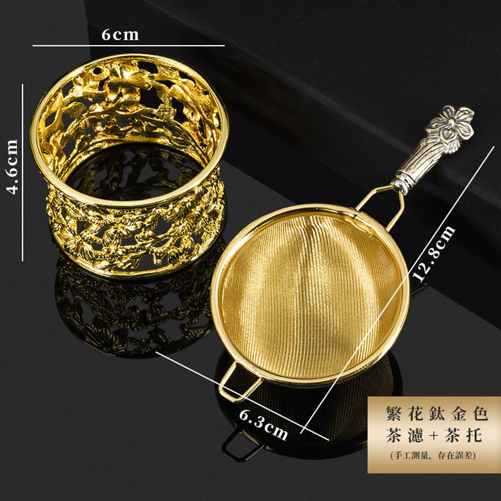 繁花不鏽鋼仿古茶具五件組 - 展示圖11｜BRAVOMART