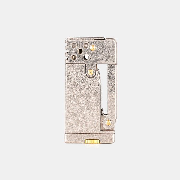 仿舊古銀銅殼打火機，全方位視角，FREED客製化刻字。