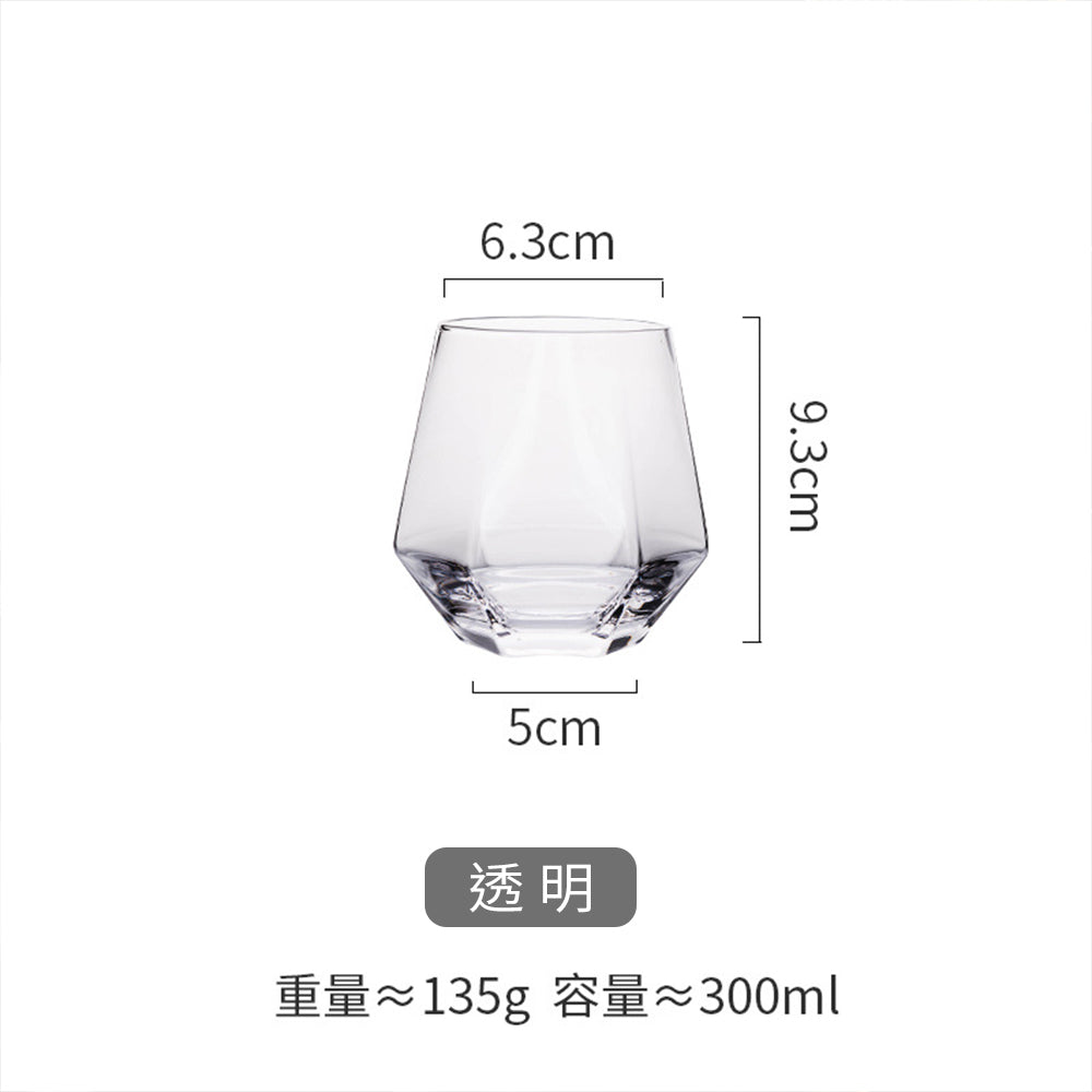 六棱鑽石彩色玻璃杯 - 展示圖15｜BRAVOMART