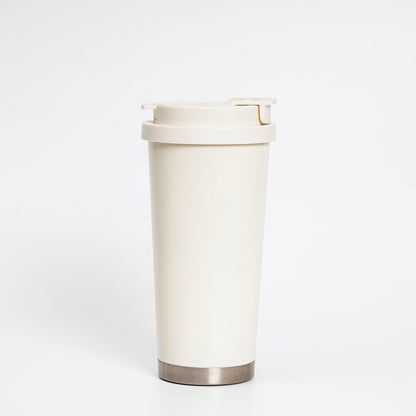 磨砂不鏽鋼保溫杯500ML - 尺寸對比｜BRAVOMART