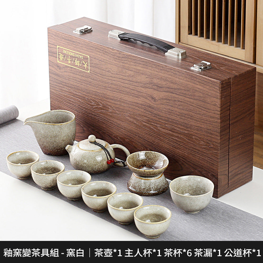 天目釉窯變茶具套組 - 細節圖｜BRAVOMART