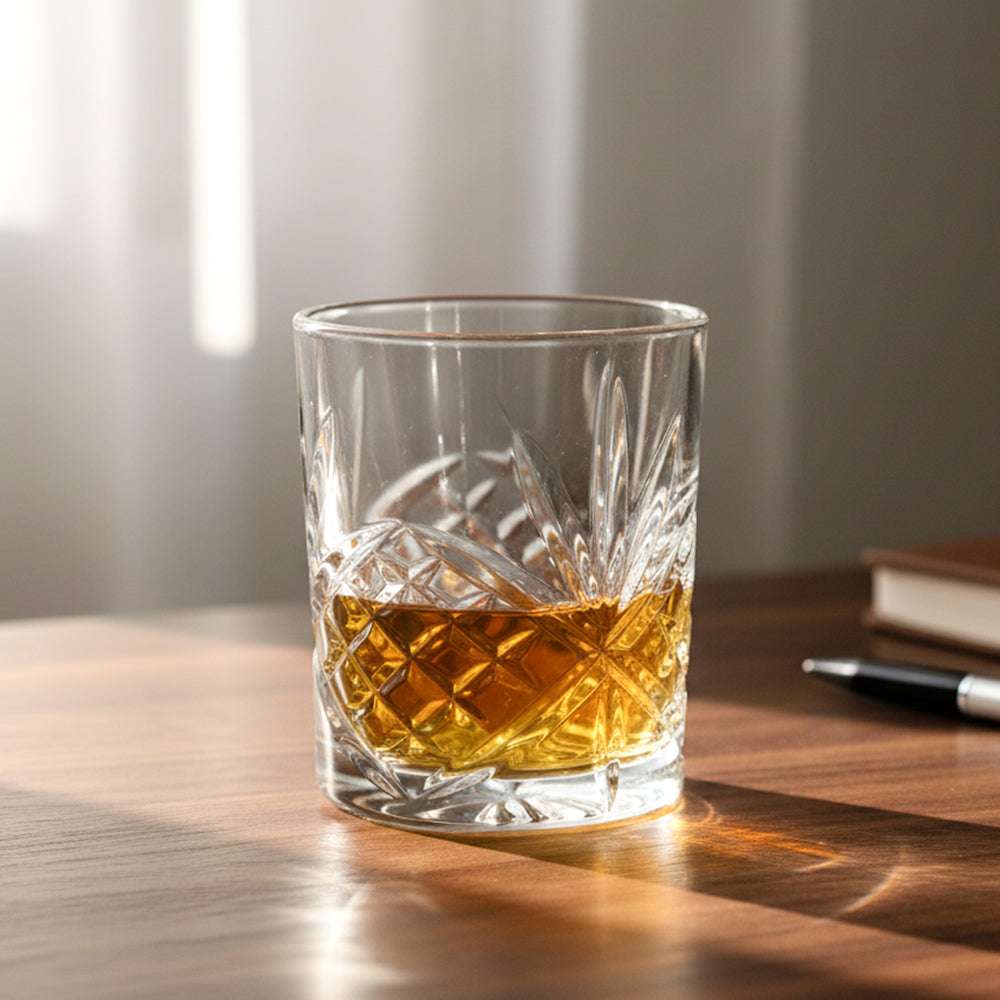 厚底水晶玻璃威士忌杯
