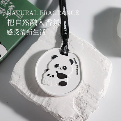 禪意熊貓香氛石膏香片 細節 1