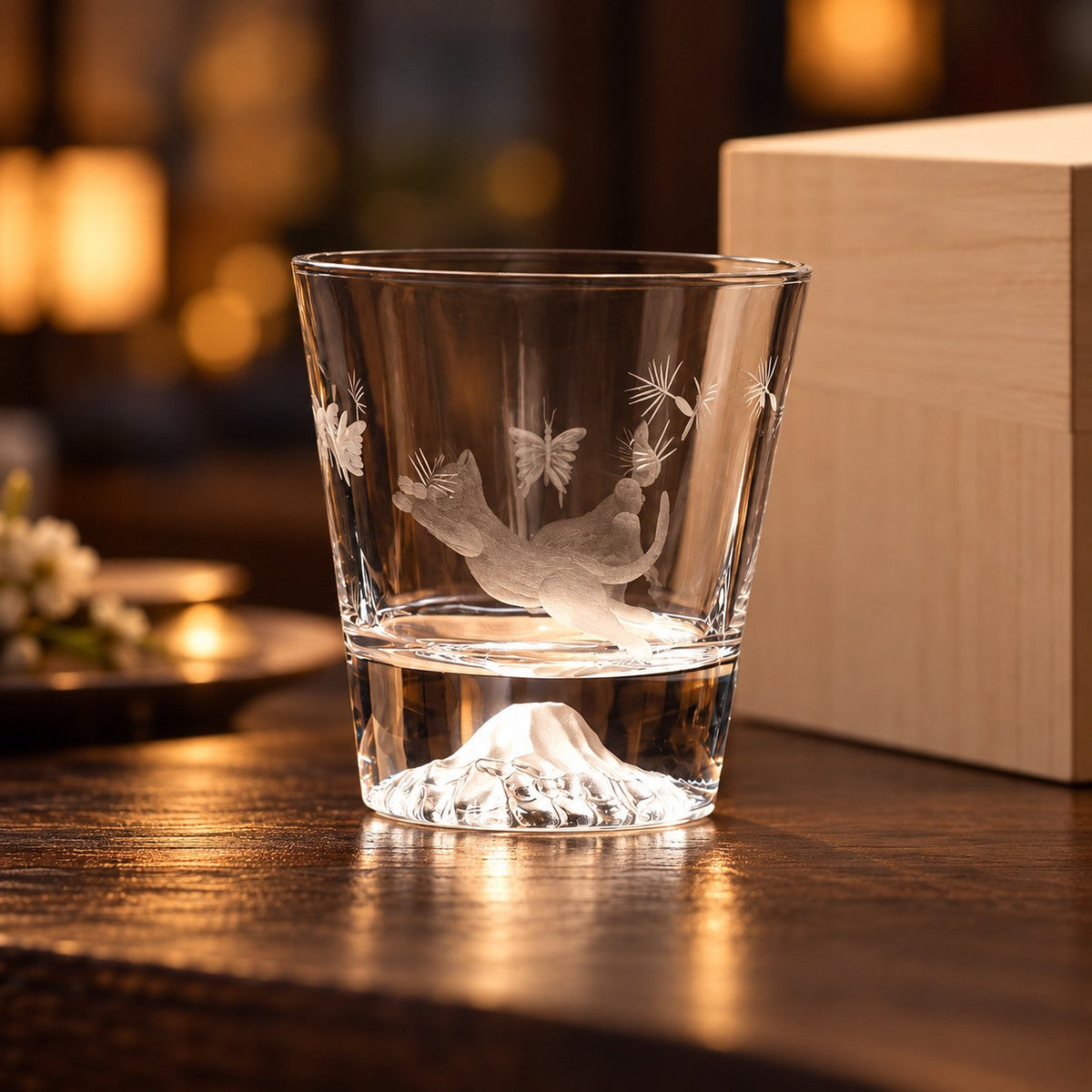 日式貓咪富士山酒杯 情境 1